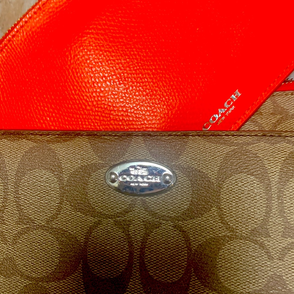 Coach bag and insert 2 pieces
